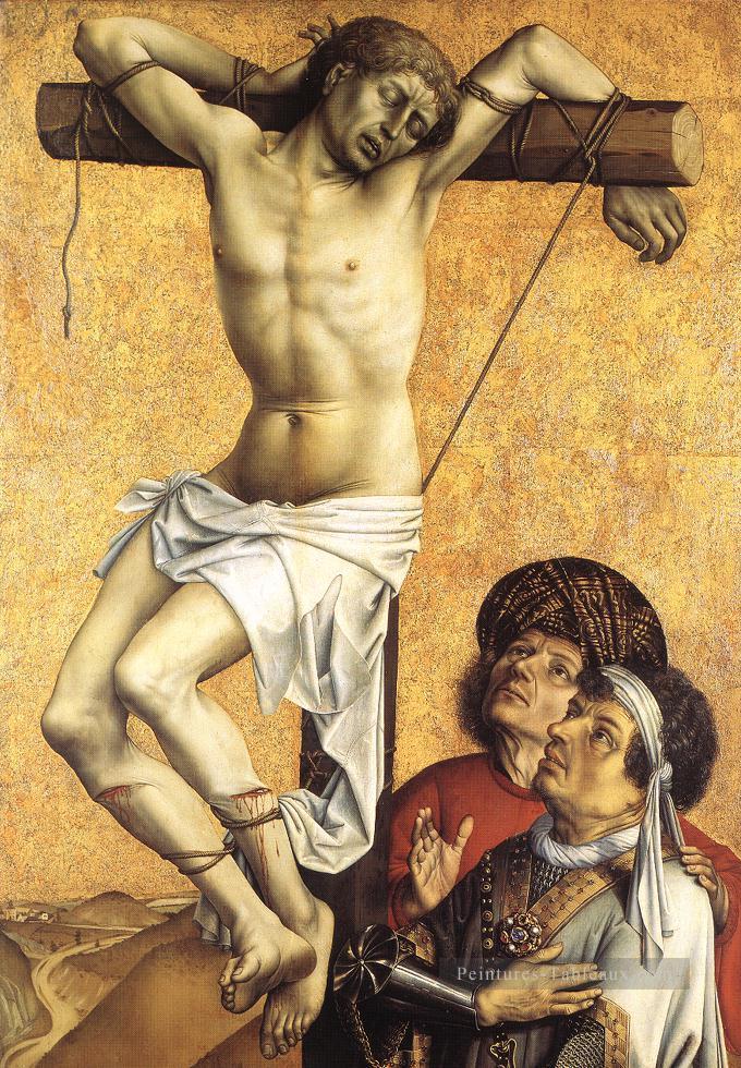 Le voleur crucifié Robert Campin Peintures à l'huile